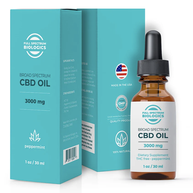 Biologics 3.000mg Broad Spectrum CBD Oil 30ml